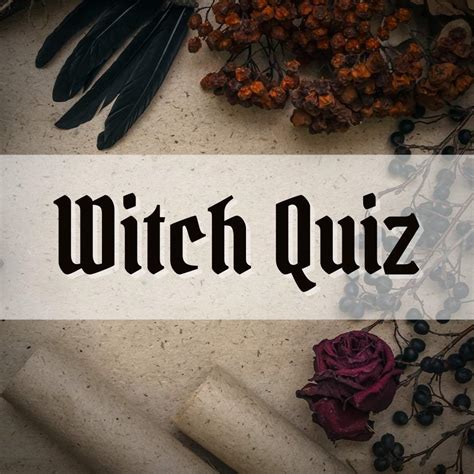 Are you a witch test